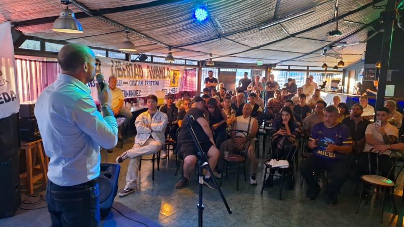 La Libertad Avanza de Avellaneda celebró el primer año de Milei en el gobierno